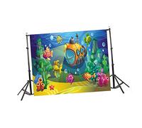 HOMSFOU Fondale per Acquario 3d 150x90cm Sfondo per Fotografico Sfondo per Foto 3d in Tessuto per Negozio