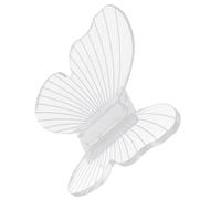 HOMSFOU Gancio Appendini Farfalla Acrilico Adesivo Resistente per Cappotti Installazione senza Foratura per Ingresso e Bagno