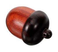 HOMSFOU Ghianda Legno Fatta Mano Ciondolo Decorativo Per Creazioni Accessorio Per Portachiavi e Collane Charm Artigianale Legno Per Gioielli Unici
