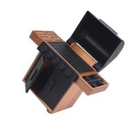 HOMSFOU giocattoli da cucina Miniature mini roba mini cucina in versi piccola griglia all'aperto barbecue in miniatura mini fornello giocattolo funzionante mini griglia mini alimenti pla