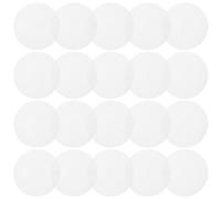 HOMSFOU Griglia a Maglie Tagliabili 20 Pezzi Rete Plastificata Bianca 14,7 CM per Lavori Manuali e Ricamo 3D Fai da Te