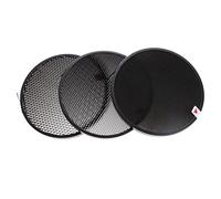 HOMSFOU Griglia a Nido D’ape Per Flash Fotografico Standard Set 3 Pezzi (10° 30° 50°) Riflettore, Accessorio Per Controllo Direzione Luce, Per Studio e Fotografia Professionale