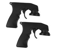 HOMSFOU Impugnatura Spray in Plastica per Vernice Spray Maniglia del Grilletto Portatile Accessorio per Applicazione Verniciatura Rapida e Uniforme Set da 2 Pezzi Adatto per Lavori