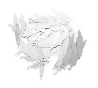 HOMSFOU Infila Ago per Punto Croce 100 Pezzi in Metallo Cruna Grande, Accessori per Cucito Manuale per Anziani e Appassionati, Strumento Leggero e Portatile per Ricamo Fai da Te