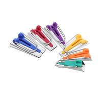 HOMSFOU Kit 6 Pezzi Creatore di Nastri Sbieco da 6 MM a 25 MM Dispositivo di Rilegatura per Bordi Strumenti per Quilting Fai da Te e Cucito Nastro di Rilegatura per Patchwork e Orli