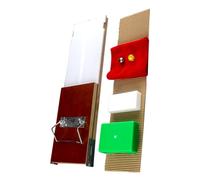 HOMSFOU Kit Didattico per Esperimenti di Fisica Strumento Sperimentale di Forza e Gadget Decorativo da Scrivania per Studenti, Dispositivo per Apprendimento Manuale della Prima Legge