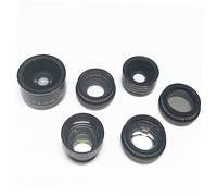 HOMSFOU Kit Lenti per Fotocamera Smartphone 7 in 1 Fisheye 198° Grandangolare 0,63X Macro 15X Teleconvertitore 2X Polarizzato e per Fotografia Mobile