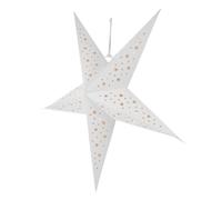 HOMSFOU Lampadario Carta Forma Stella Paralume Decorativo Copertura Decorazioni Stile Moderno e Vintage per Regali e
