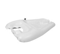 HOMSFOU Lavabo Gonfiabile per Lavare i Capelli Portatile per Anziani Letto e Casa Design Ergonomico con Curvo per Comfort al Collo Adatto per Malati e Donne Incinte