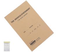 HOMSFOU Libro Fatture Commerciale in Inglese A5 Triplice Copia Modulo Ordine per Piccole Imprese Libretto Ricevute Taxi e Spedizioni Conforme Normativa Doganale 60 Pagine per Gestione