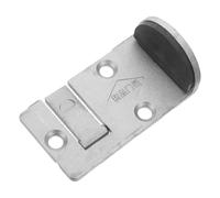 HOMSFOU Limitare La Marcia della Porta Ferramenta per Porte Fermaporta per Ingressi Fermaporta per Uso Residenziale Supporto per Porta di Facile Installazione Ferramenta a Pavimento Silver