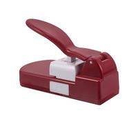 HOMSFOU Macchina per Puzzle Manuale Rosso Tagliapuzzle Portatile Sicuro per Strumento Creativo per Artigianato Fustellatrice Precisa e Durevole per Progetti DIY Educativi