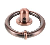 HOMSFOU Maniglia Anello Antica per Porta Esterna Resistente alle Intemperie Battente Circolare in Lega di Zinco per Porte in Legno e Metallo Design Rustico Moderno per Ingresso