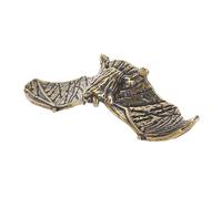 HOMSFOU Maniglia per Mobile a Forma di Pipistrello in Ottone Anticato Pomello per Cassetti e Ante di Armadietti Ferramenta Decorativa per Librerie e Mobili da Cucina Installazione