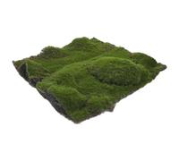 HOMSFOU Manto Erboso Artificiale Muschio Finto Verde 30x30 Cm in Cotone Perlato e Lana Versatile e Riutilizzabile per Decorazioni Fai-da-Te Outdoor e Interni