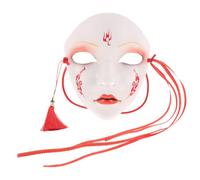 HOMSFOU Maschera Cosplay in Plastica Decorazione Cinese, Maschera Antica Elegante e Confortevole per Feste e Costumi Tradizionali Raffinata Artigianalità