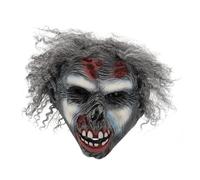 HOMSFOU Maschera Horror di Halloween in Lattice Morbido e Nylon, Leggera e Confortevole, per Cosplay e Performance Spaventose Durante le Feste