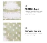 HOMSFOU Maschera Viso di, Maschera Rinfrescante di Verde Oliva, Accessorio Spa Riutilizzabile per Il Relax, Cura Della Pelle per Le Donne