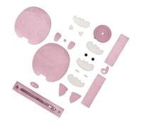 HOMSFOU Materiale Fai da Te per Borsa Mini Tracolla Rosa Materiale Handmade per Laboratori Creativi e attività Genitore-Figlio Resistente per Classi di Artigianato e Divertimento