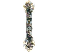 HOMSFOU Mezuzah in Metallo retrò Pergamena e Preghiera Visibile, Decorazione Religiosa Artigianale per Casa e Ufficio, Simbolo di Benedizione e Santità, Design Vintage Elegante