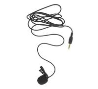 HOMSFOU Microfono Clip Professionale Lavalier per Registrazioni Video e Portatile Compatibile con Telefono e Fotocamera Design Facile Usare e Attacco