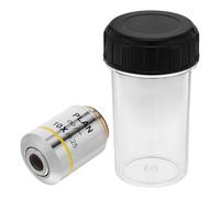 HOMSFOU Microscopio Biologico Lente Ad Alta Chiarezza Per Osservazioni Dettagliate Componente Di Ricambio Per Microscopi Lente Obiettivo Trasparente Distorsioni