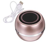 HOMSFOU Mini Altoparlante da Computer Ingresso Aux 3, 5mm, Rosa | Ricaricabile Usb, Batteria 3, 7 V 350 Mah, Potenza 3 W, Cavo di Ricarica Colore Casuale