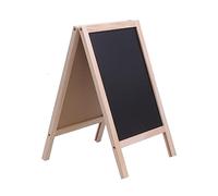 HOMSFOU Mini Lavagna a Treppiede in 25X40 Cm Doppia per Bar e Lavagna Decorativa per Buffet e Segnaposto