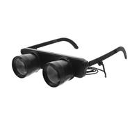 HOMSFOU Occhiali Binocolo Regolabili per Pesca e Teatro, Binocolo Stile Occhiali Compatto a Mani Libere, Lenti Telescopiche Leggere Messa a Fuoco Rapida per Birdwatching e Turismo Adulto