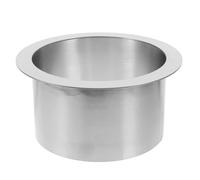 HOMSFOU Occhiello Rotondo per Scivolo dei Rifiuti in Metallo 200A Passacavo Integrato per Pattumiera Differenziata Interno e Piano di Lavoro Incorporato