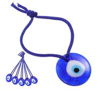 HOMSFOU Occhio Turco Pendente in Vetro Blu 4.13 Pollici Decorazione Malocchio Protezione Casa E Auto 6 Pezzi Talismano Appeso Per Interni Ed Esterni