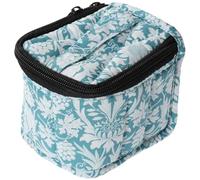 HOMSFOU Organizer per Smalti 9 Scomparti, Custodia Porta Smalto 15 Ml Cerniera, Borsa per Manicure Professionale da Viaggio e Casa, Organizzatore la Conservazione Unghie