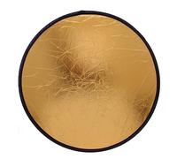 HOMSFOU Pannello Diffusore di Luce Pieghevole 2 in 1 Oro e Argento per Fotografia, Riflettore Luminoso Portatile per Ritratti e Macro, Accessorio Fotografico per Illuminazione Studio