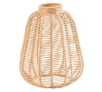HOMSFOU Paralume Carta Rattan per Lampadario Sospesa Decorativa Stile Retrò per Camere da Studio Facile da e Riutilizzare Accogliente per Ospitalità e Decorazioni Interne