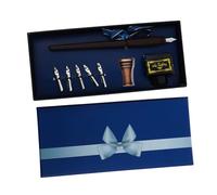 HOMSFOU Penne Dipped Vintage Kit Completo per Calligrafia e Scrittura Elegante Confezione per e Studenti Facile Usare e Ricaricabile Design Raffinato e Stabile