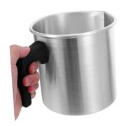 HOMSFOU Pentolino per Cera con Beccuccio Antigoccia e Termoresistente Pentola Alluminio per Cera Perfetta per Creazione Candele Profumate e Fai da Te
