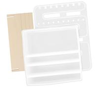 HOMSFOU per Creativo Silicone Stampo Diy per Portagioie con Base e Completo per Creare Rack Personalizzati per e Collane