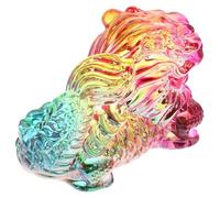 HOMSFOU Peso della Carta Delicato Decoro Drago Arredamento del Drago Artigianato Desktop Ornamento Desktop Drago Piccolo Drago di Arredamento in Bicchiere