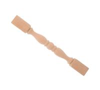 HOMSFOU Piccolo palo a colonna in legno grezzo, decorazione vintage, gamba da tavolo in legno intagliato, per soggiorno, tocco artistico per qualsiasi spazio