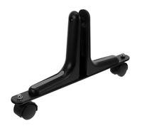 HOMSFOU Piedi dello Schermo in Movimento Schermi Divisori Divisore Gambe Cucina Separatore Bagno Piccolo Gamba Montante Se Stesso Stand Portatile Black Lega di Alluminio