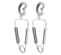 HOMSFOU Pinze per Lumache in Acciaio Inox 2 Pezzi Molla Ergonomica per Servire Frutti di Mare, Clip da Cucina per Piccoli Crostacei Adatte a Ristoranti e Feste