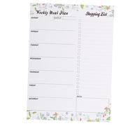 HOMSFOU Planner Settimanale Magnetico per Frigorifero Blocco Note Meal Planner con Della Liscia per Organizzazione Cucina Adatto Pianificazione e Settimanale