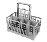 HOMSFOU Porta Posate Lavastoviglie Con Manico Cestello Lavaggio Drenante e Contenitore Multiuso Per Cucina Organizer Per Accessori Casa Adatto Lavelli e Cestini Posate Design Semplice e Fu