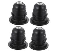 HOMSFOU Portalampada E27 Da 4 Pezzi Base Lampada in Alluminio Base Portalampada Ampia Applicazione Efficiente E Pratico