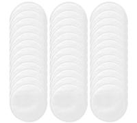 HOMSFOU Rotondi Struccanti Spessi Bordo Rinforzato, 100 Pezzi Candidi Monouso, Assorbenti Cosmetici Compatti per Viso, per Applicazioni Domestiche e Viaggio