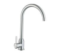 HOMSFOU Rubinetto Acciaio Inox Miscelatore Girevole per Lavello Bagno e Antigoccia Antiperdita Installazione Facile per Uso