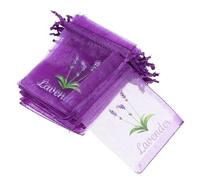 HOMSFOU Sacchetti Vuoti Lavanda 20 Pezzi Organza Coulisse per Sacchetti Profumati Armadio e Conservazione Piccoli Oggetti