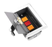 HOMSFOU Scatola dei pulsanti della porta dell'otturatore Scatola della stazione di controllo durevole per un facile funzionamento delle porte di sollevamento del garage Tapparelle elettriche Controllo
