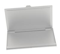 HOMSFOU Scatola di biglietti da visita in alluminio Carta Caso di biglietti da visita in alluminio custodia per carte di trasferimento di calore Porta del display di biglietti da visita
