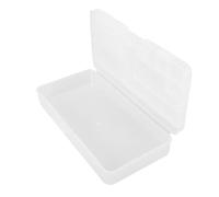 HOMSFOU Scatola organizer in plastica trasparente con scomparti per riporre viti di precisione, strumenti di riparazione di telefoni cellulari e componenti elettronici, custodia portatile per piccole